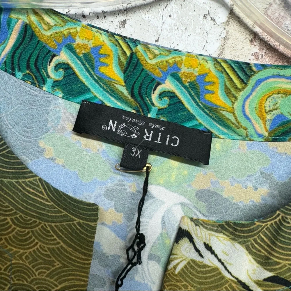 Citron Santa Monica Crane Colorful tunic - Picture 2 of 4